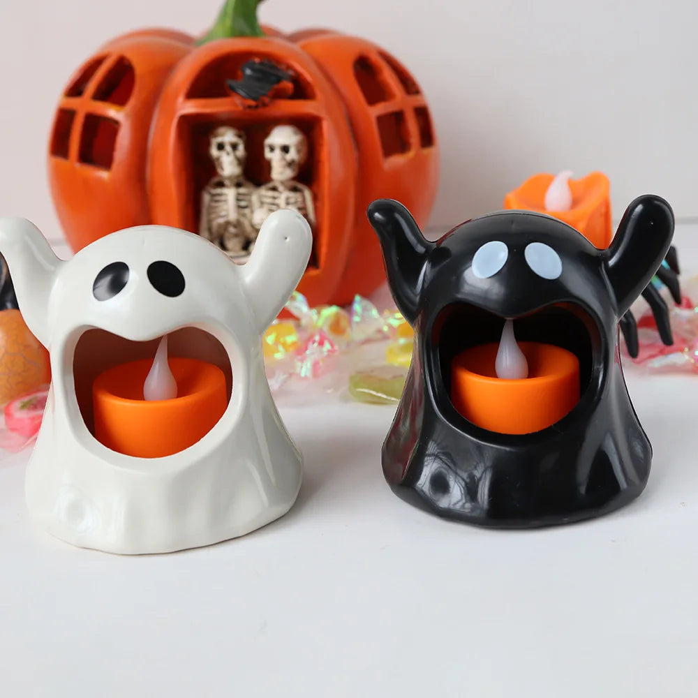 Candela elettronica a LED fantasma Halloween