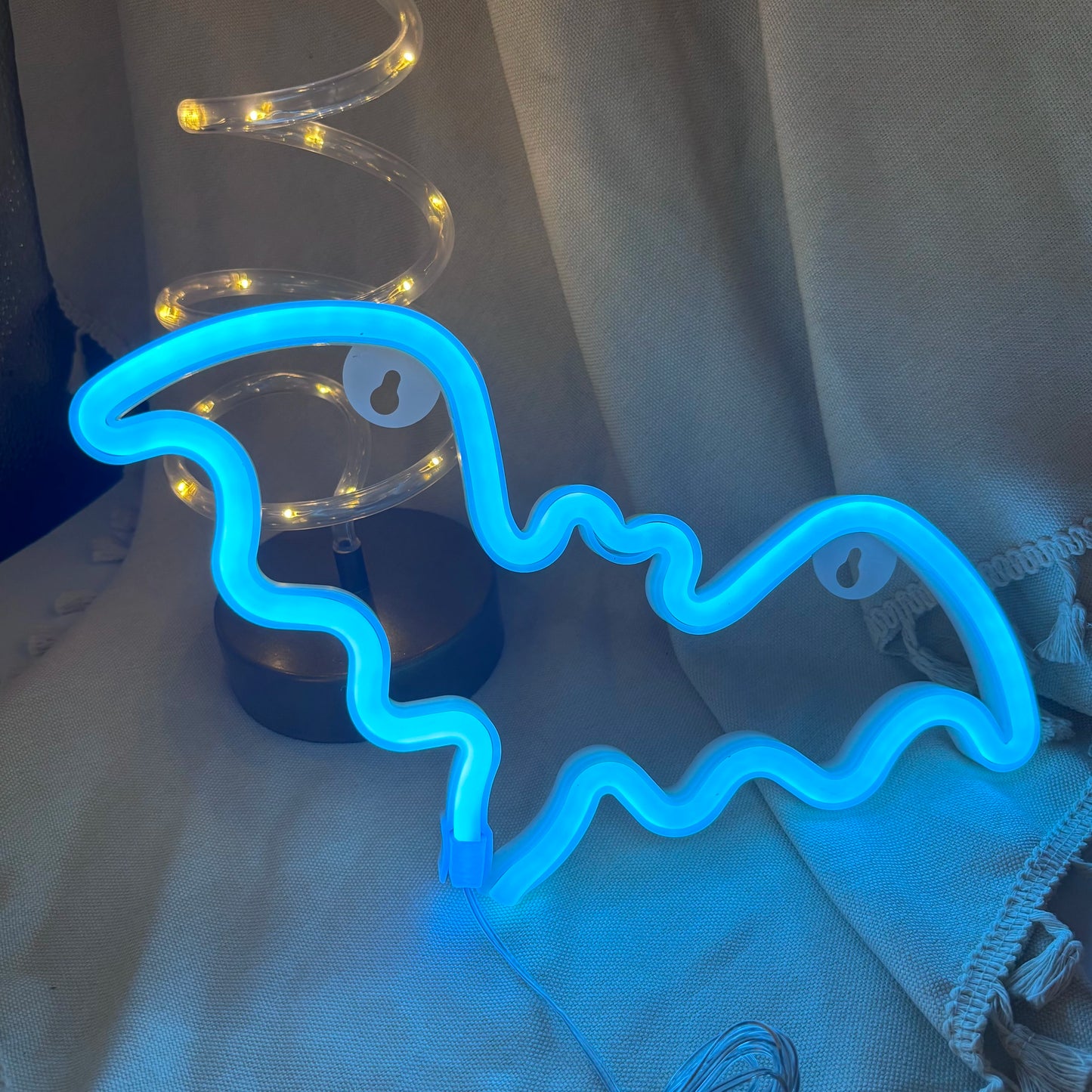 1 pz luce al neon pipistrello