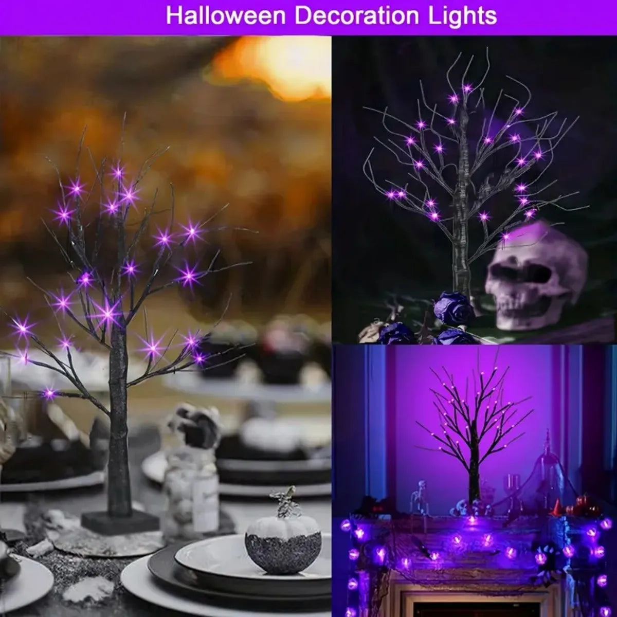 1pz albero illuminato