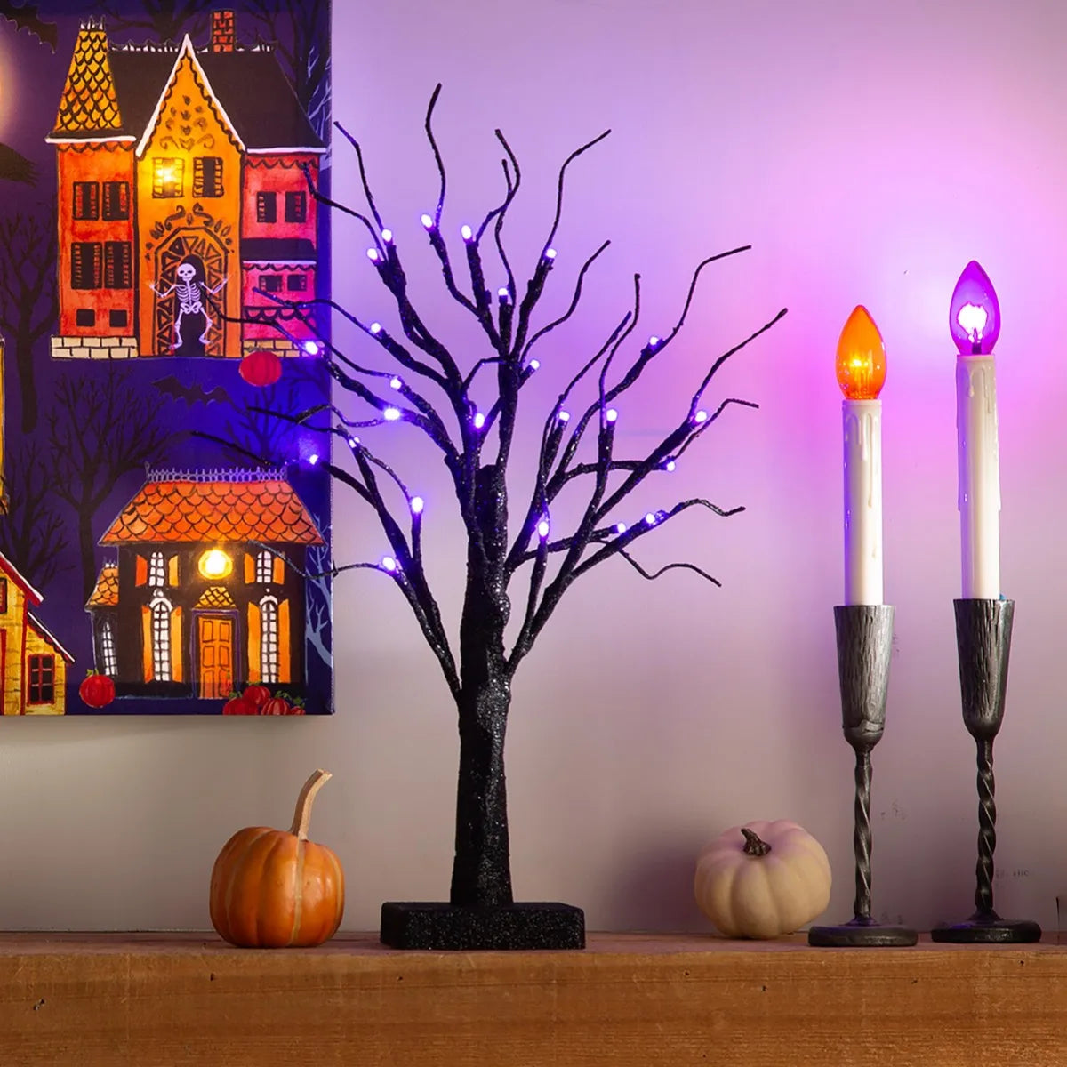1pz albero illuminato