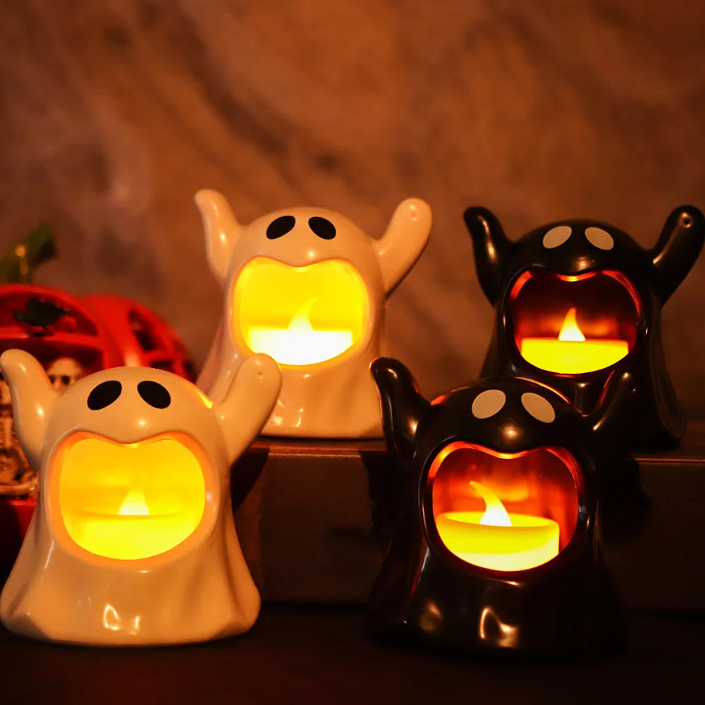 Candela elettronica a LED fantasma Halloween