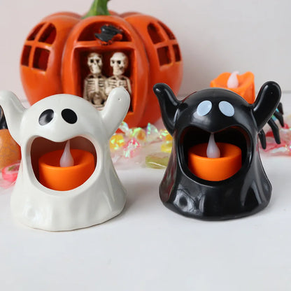 Candela elettronica a LED fantasma Halloween