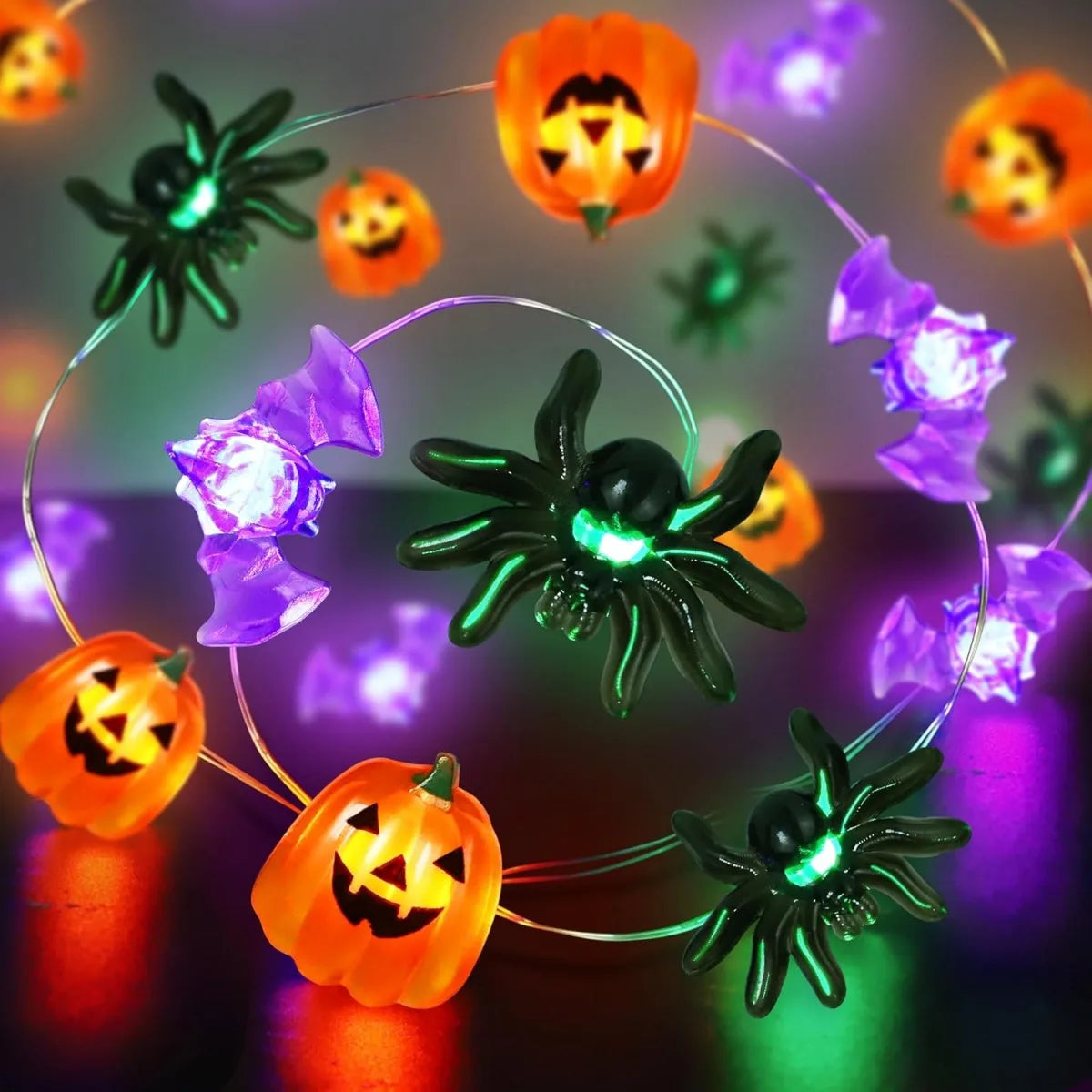 1pz luci LED Halloween a batteria impermeabile
