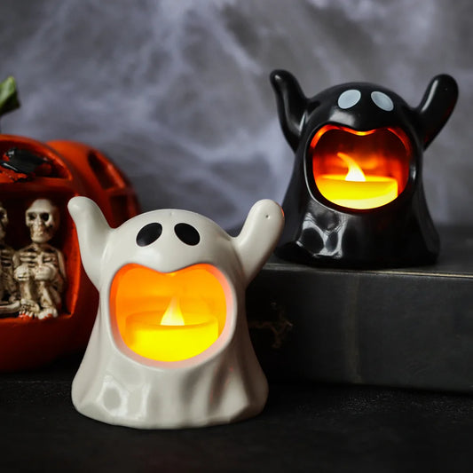 Candela elettronica a LED fantasma Halloween