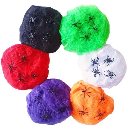 Decorazione di Halloween: ragnatela artificiale