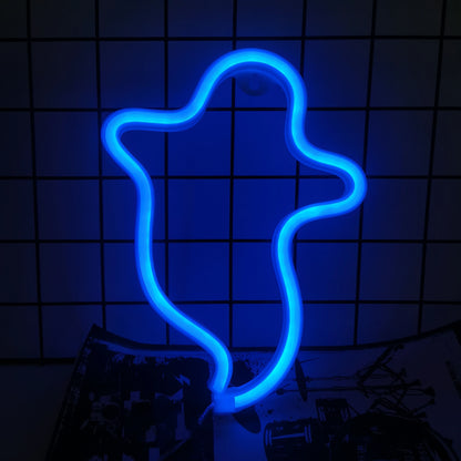 Decorazione da parete al neon