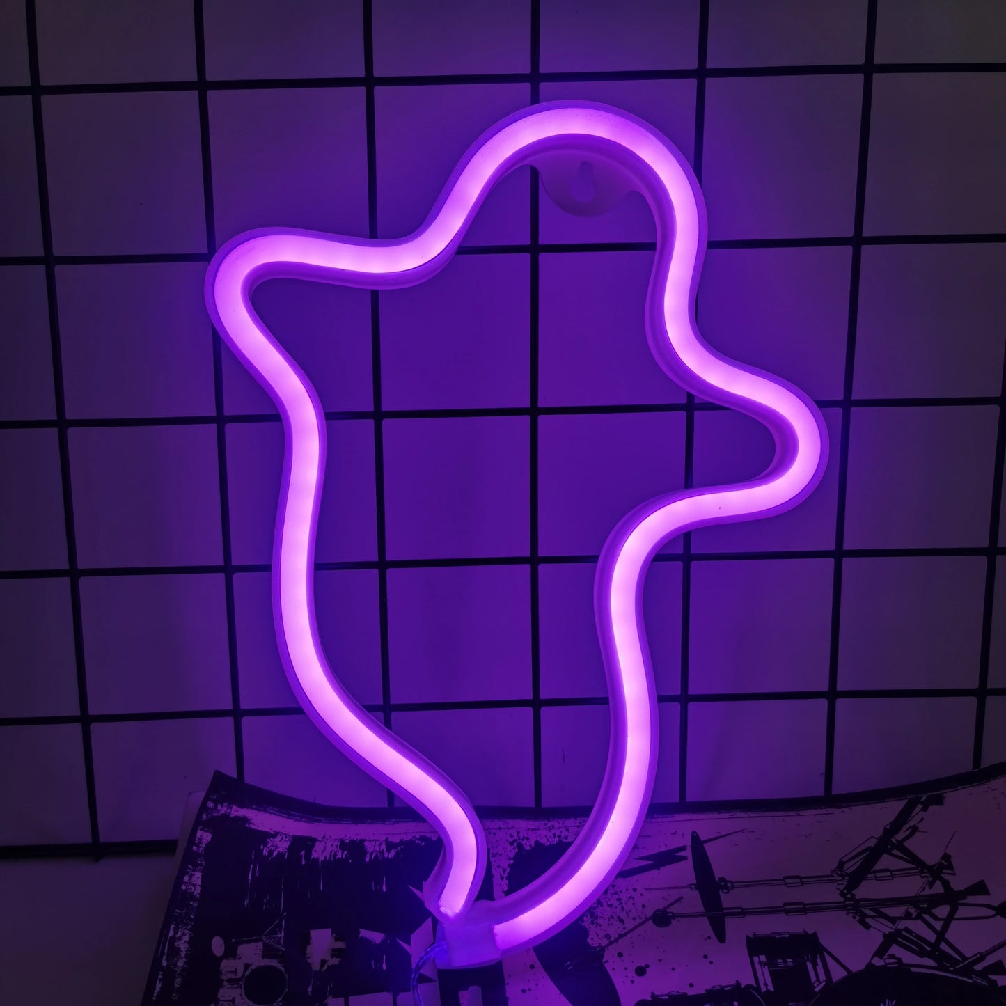 Decorazione da parete al neon