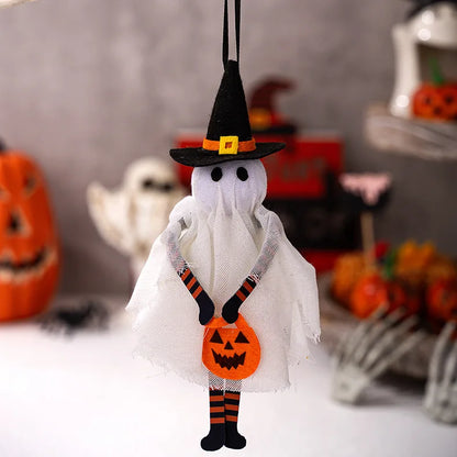 Decorazioni da appendere: zucca ,gatto nero, fantasma ,teschio