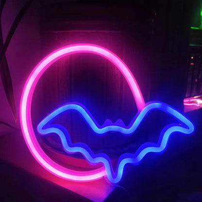 Decorazione da parete al neon