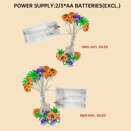 1pz luci LED Halloween a batteria impermeabile