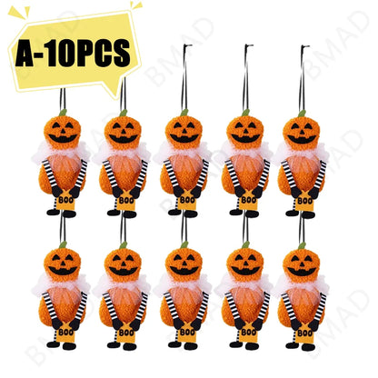 Decorazioni da appendere: zucca ,gatto nero, fantasma ,teschio
