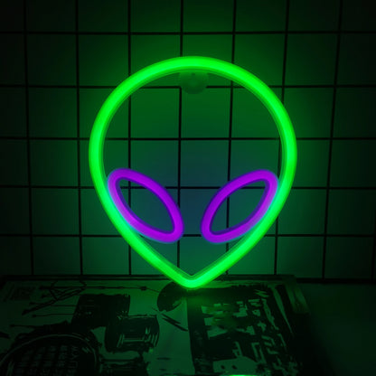 Decorazione da parete al neon
