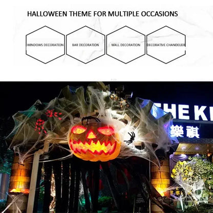 Decorazione di Halloween: ragnatela artificiale