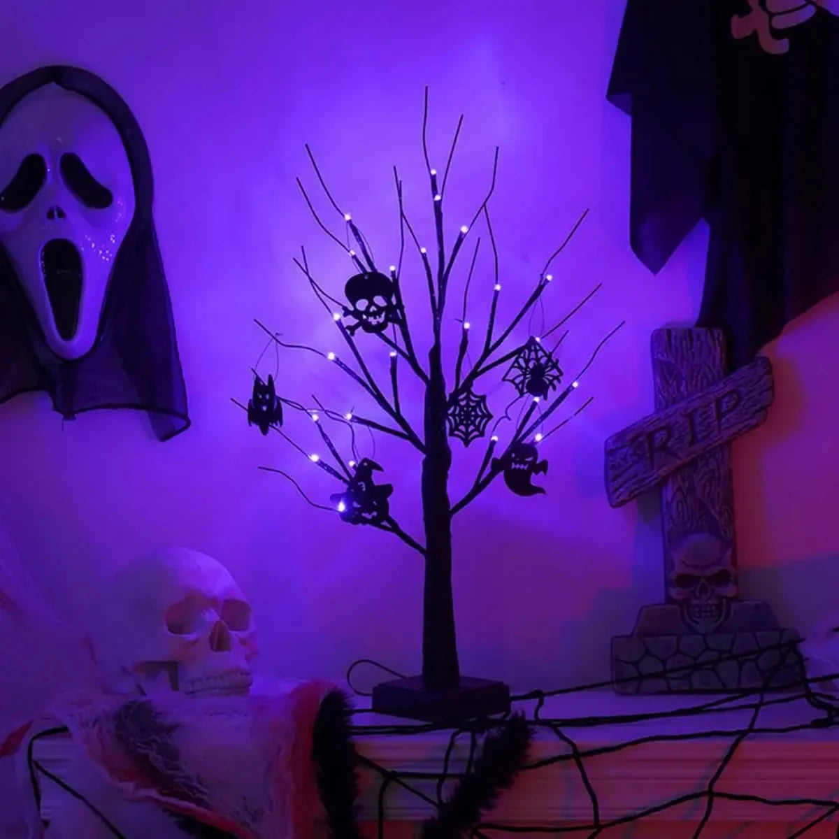 1pz albero illuminato