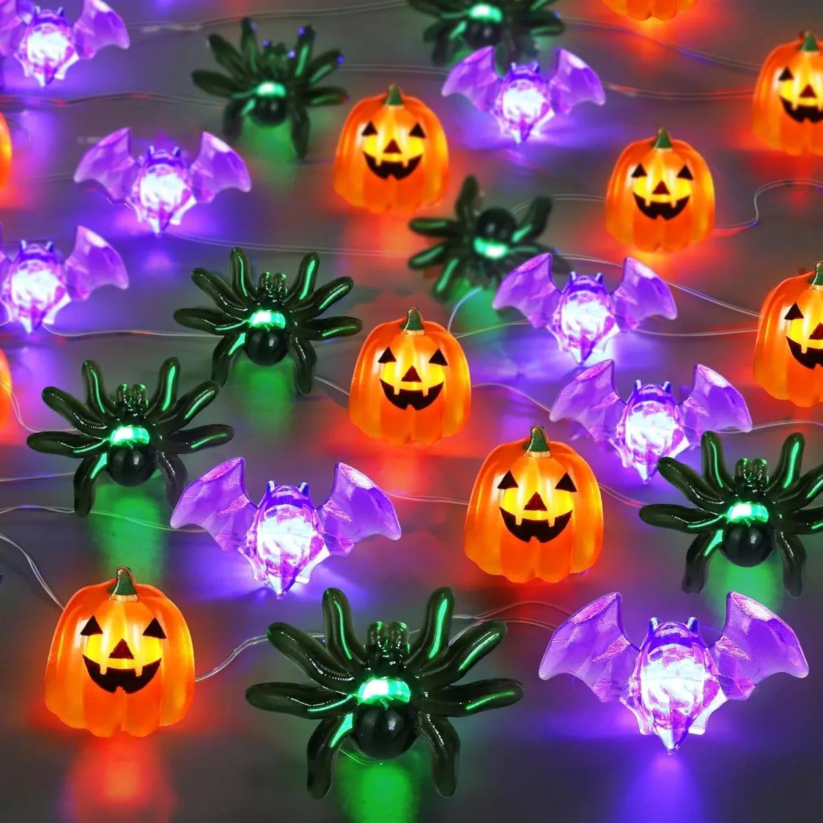 1pz luci LED Halloween a batteria impermeabile