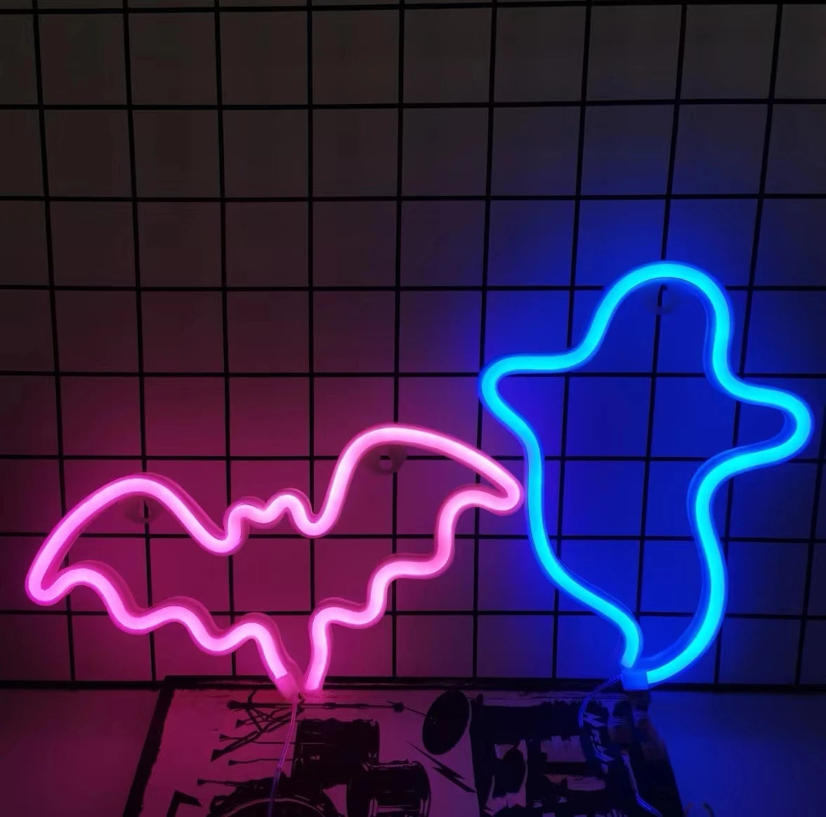 Decorazione da parete al neon