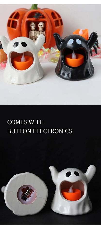Candela elettronica a LED fantasma Halloween