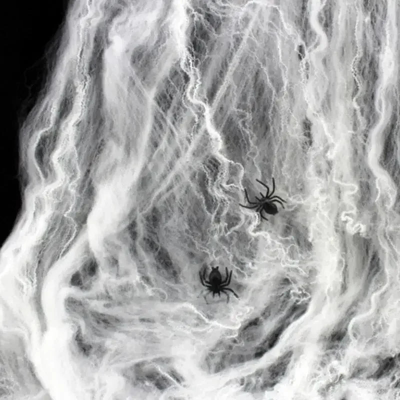 Decorazione di Halloween: ragnatela artificiale