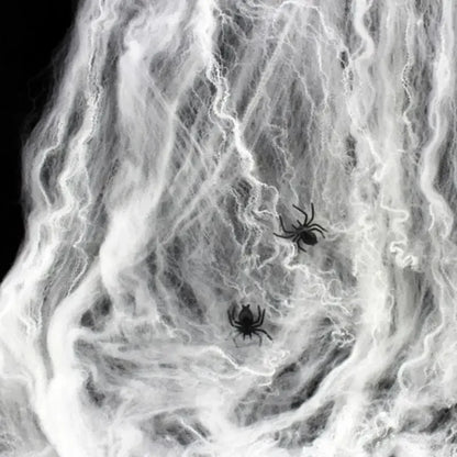 Decorazione di Halloween: ragnatela artificiale