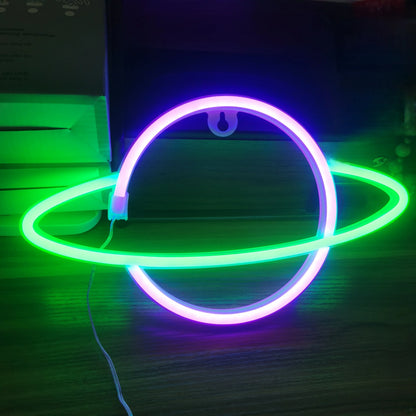 Decorazione da parete al neon