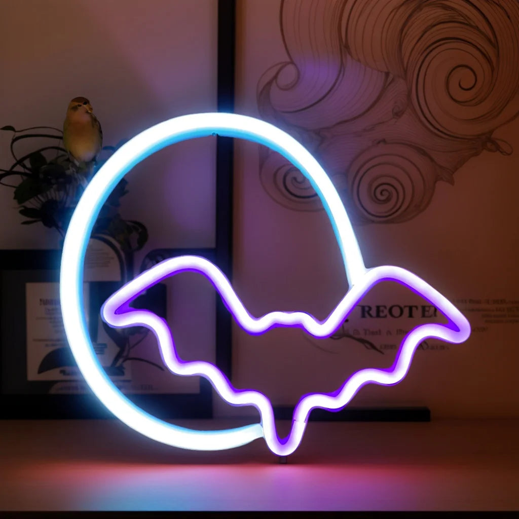 Decorazione da parete al neon