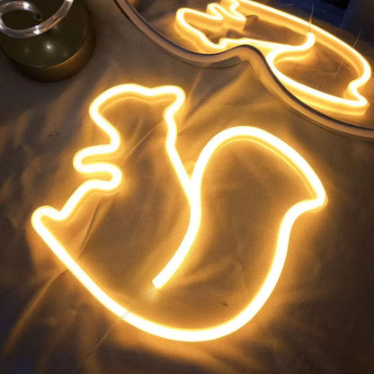 Decorazione da parete al neon